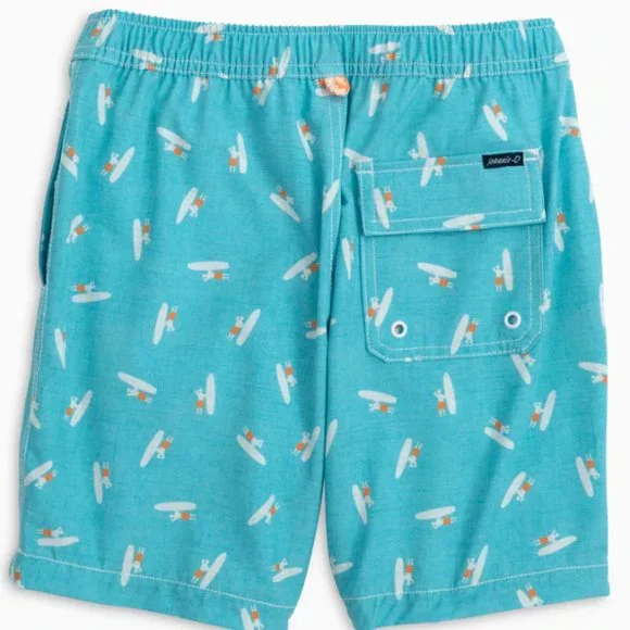 NWT Johnnie-O Men's Half Elastic 7 Surf Short Swim Trunks Arno Breaker S